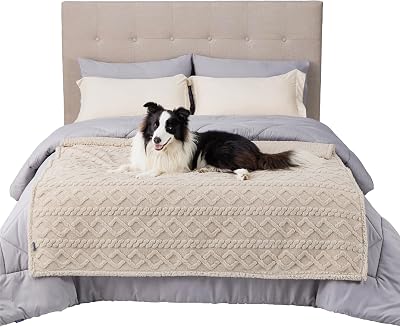LE SURE Washable Dog Blanket Extra Large 127x152cm Waterproof