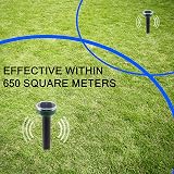 ONEVER Solar Mole Repellent 4 Pack Ultrasonic Pest Deterrent Waterproof view 8