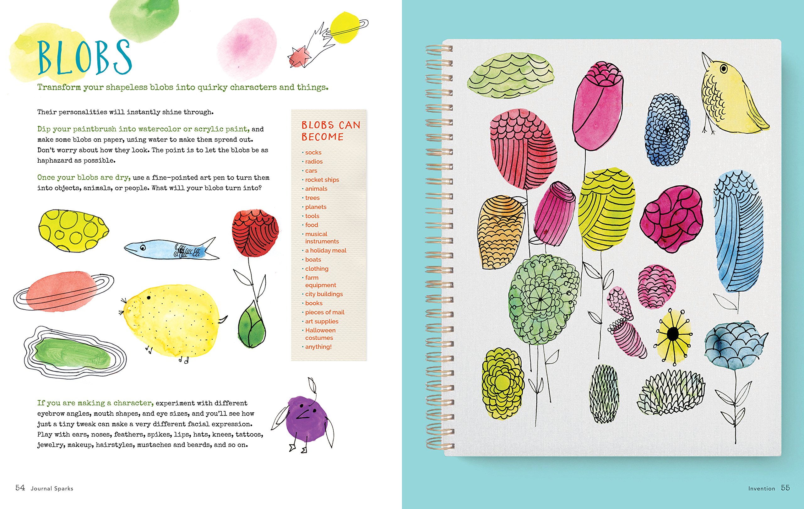 Amazoncom Journal Sparks Fire Up Your Creativity With Spontaneous