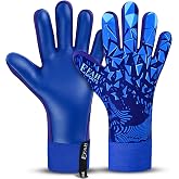 EFAH SPORTS Soccer Goalkeeper Gloves for Boys Kids Youth Adult Goalkeeping | Strong Grip Protection Palms
