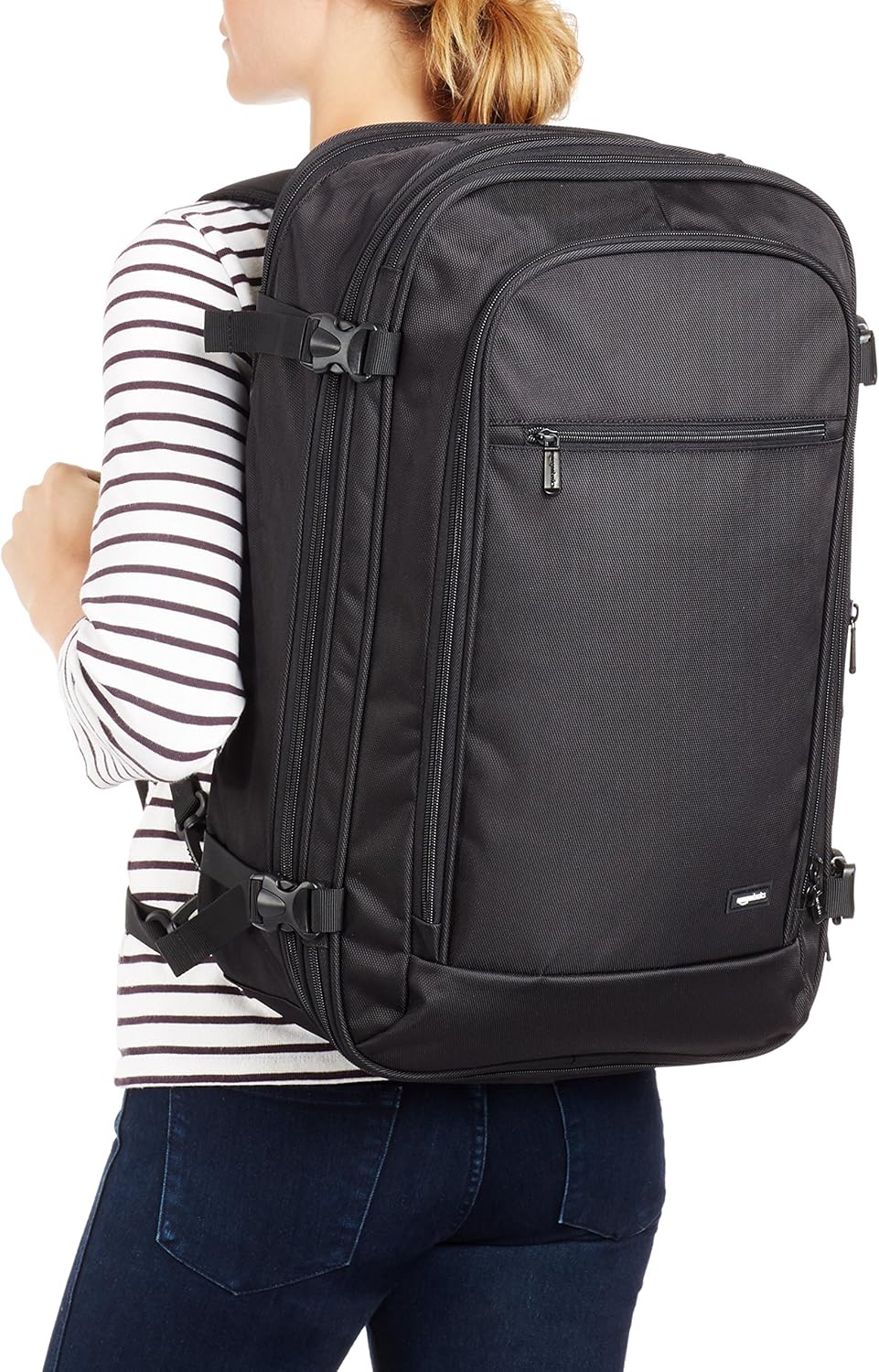  | Basics Carry-On Travel Backpack - Black | Casual Daypacks