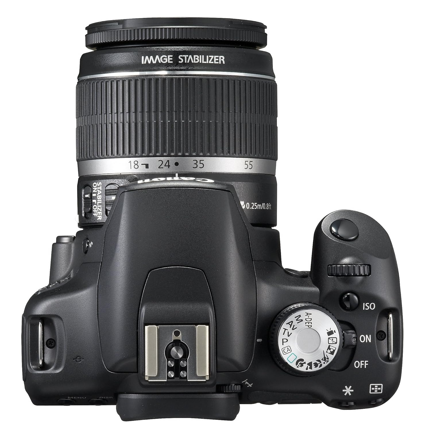 Amazon.com : Canon EOS Rebel T1i 15.1 MP CMOS Digital SLR Camera with  3-Inch LCD and EF-S 18-55mm f/3.5-5.6 IS Lens : Canon Xti : Camera & Photo