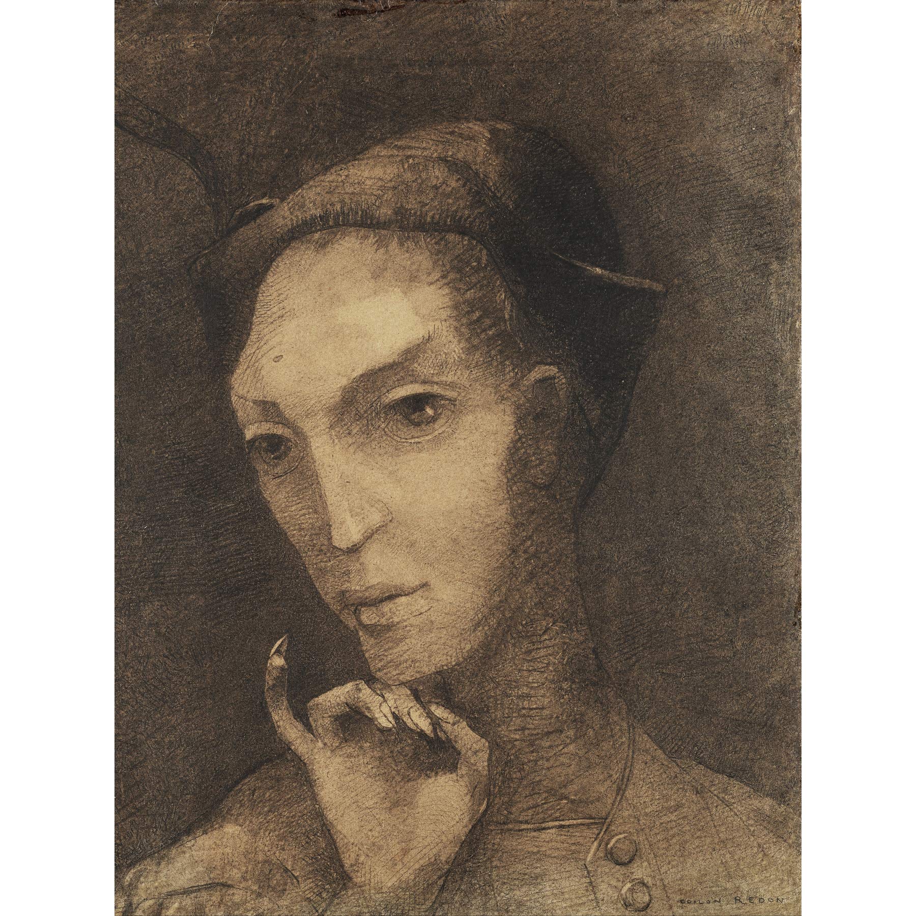 Odilon Redon Mephistopheles Large Art Print Poster Wall Decor Premium Mural