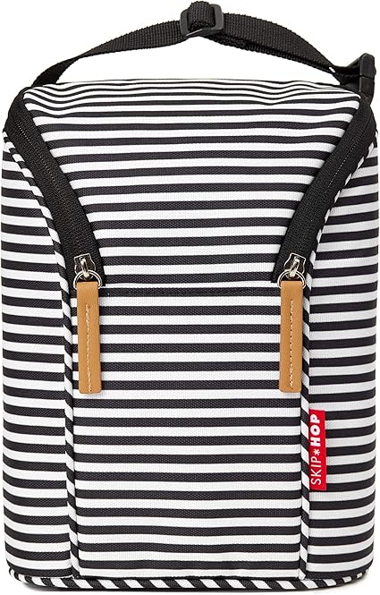 skip hop double bottle bag
