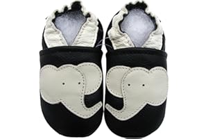 Carozoo Toddler Kids Unisex Slipper Animal Flower Soft Sole Leather Baby Shoes