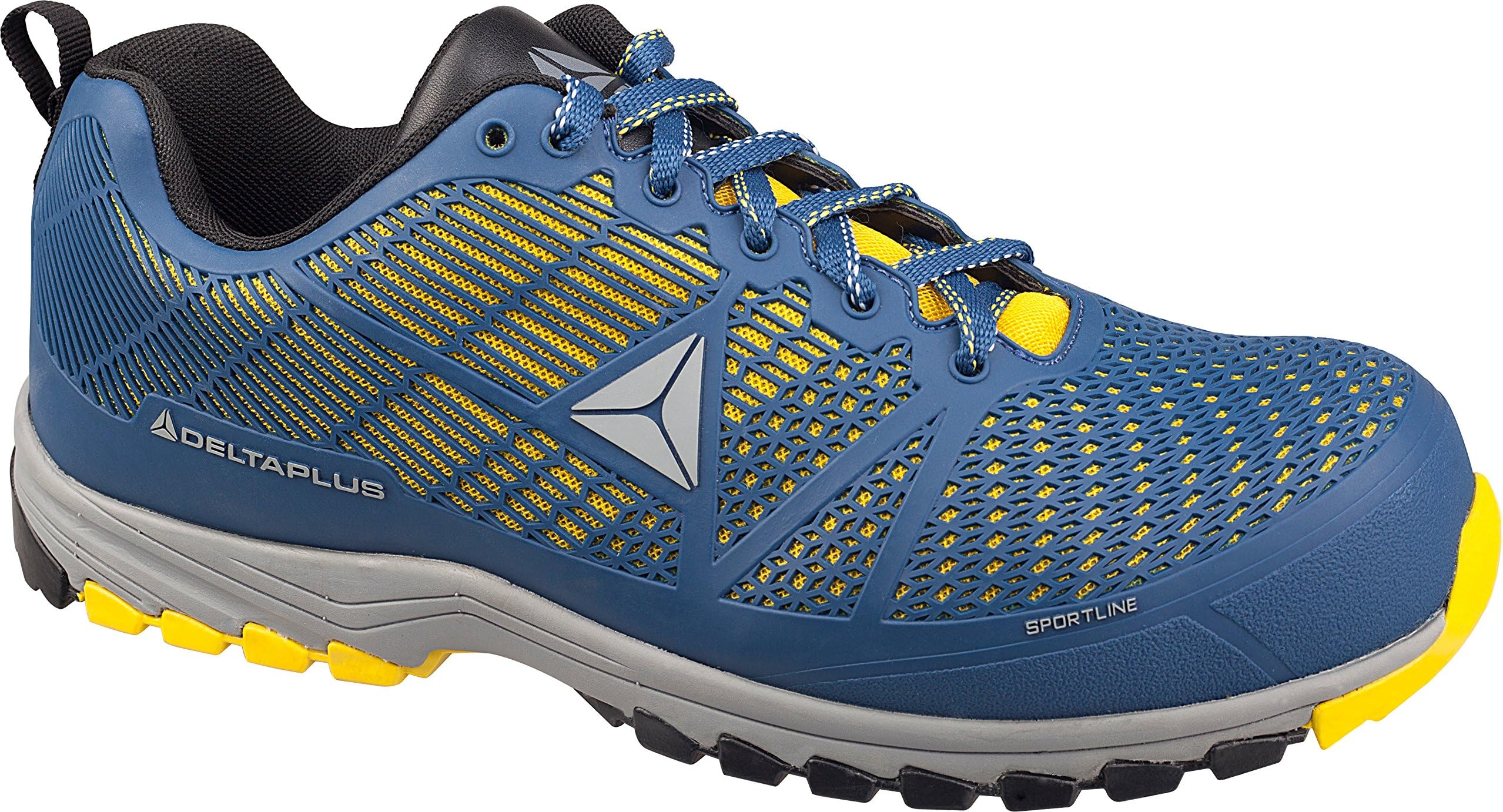 Delta Plus Delta Sport Blue Yellow Metal Free Composite Toe Cap Safety Trainers