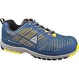Delta Plus Delta Sport Blue Yellow Metal Free Composite Toe Cap Safety Trainers