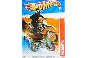 Hot Wheels 2011 Thrill Racers Jungle HW450F Dirt Bike Dirtbike Motorcycle Camo Camouflage