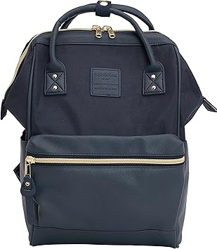 mochila azul marino mujer