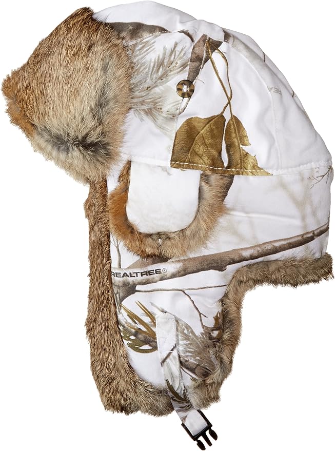 White camo bomber hat Clearance