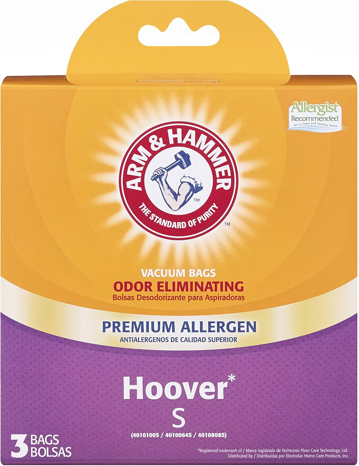 Arm & Hammer Hoover Type S Premium Allergen Vacuum Bags
