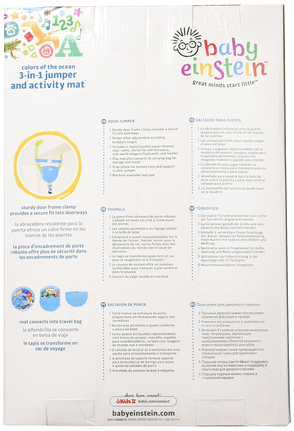 baby einstein 3 in 1 jumper and activity mat