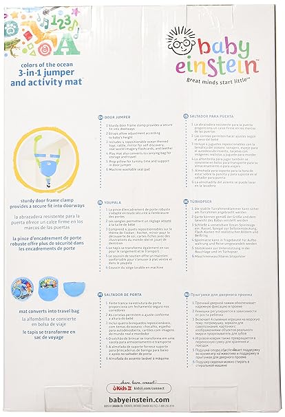 baby einstein 3 in 1 jumper and activity mat