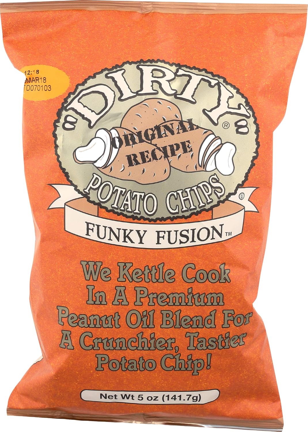 Dirty all Natural potato chips funky Fusion (083791550176)