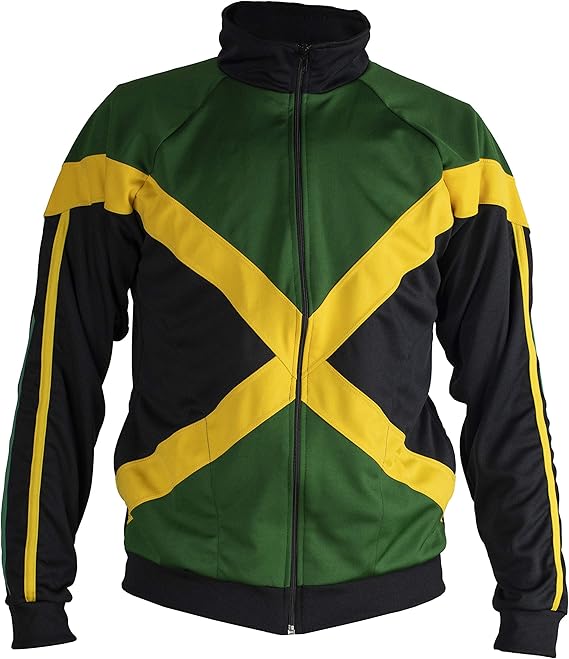 Jamaica Proud Power Authentic Jamaican Long Sleeved Reggae ZipUp
