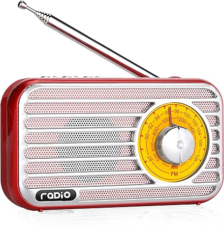 Amazon Weather Am Fmポータブルラジオ ポケットnoaaトランジスタラジオ 天気警報付き 電池式 Lcdディスプレイ 目覚まし時計 ステレオ3 5mmヘッドホンジャック 時間設定 自宅 ジョギング ウォーキング用 Greadio ポータブルラジオ