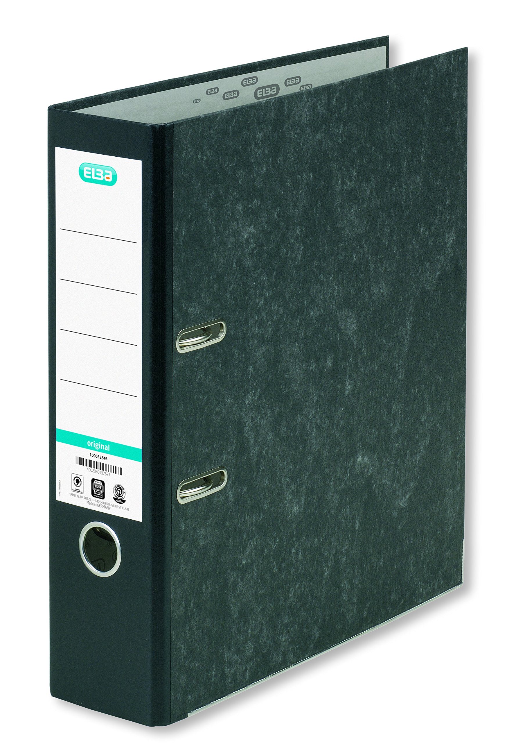 Elba 100081009 A4 80mm Cloud Lever Arch File - Black