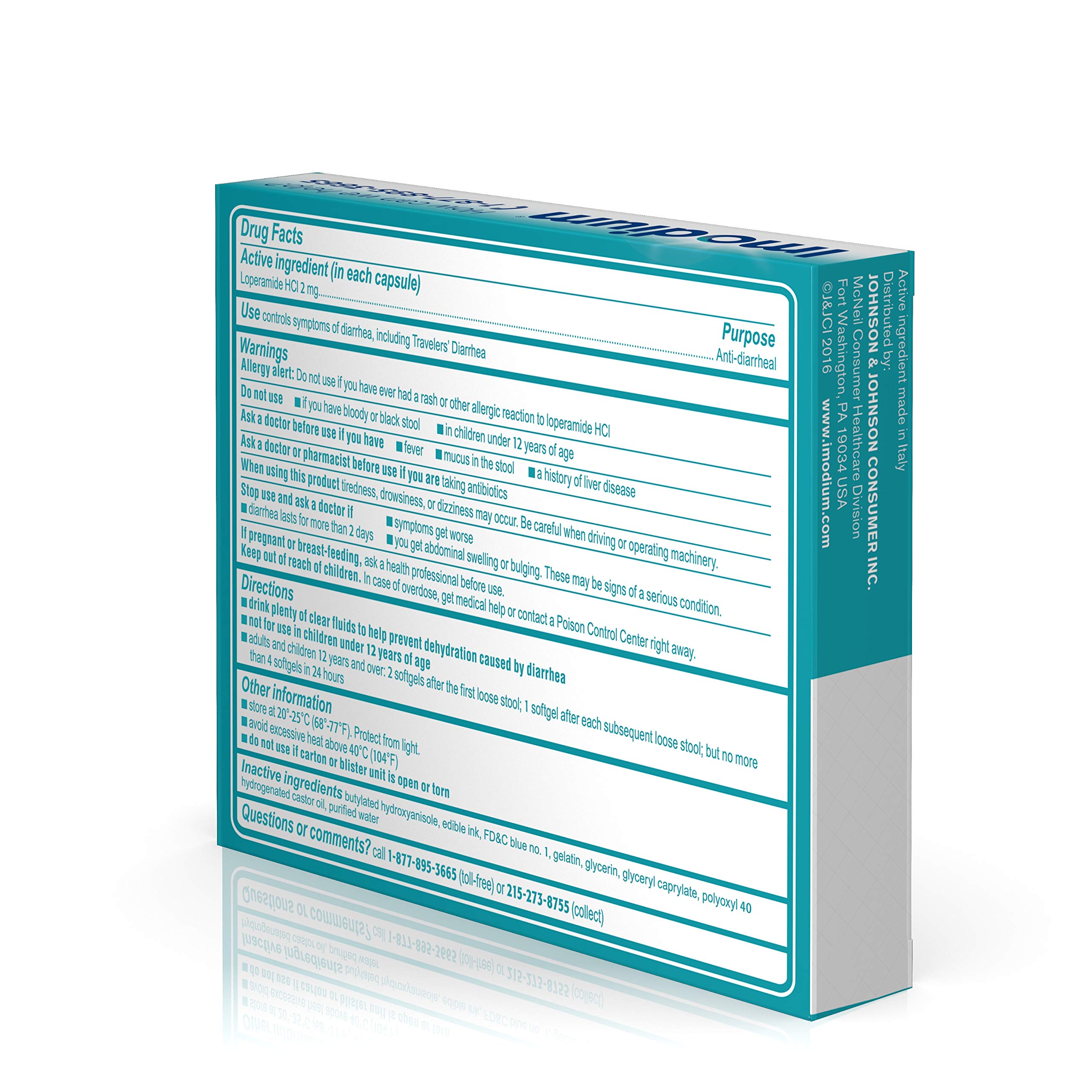 Imodium AD AntiDiarrheal Softgels with Loperamide Hydrochloride