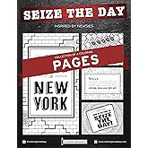 Coloring Broadway - Newsies Inspired Coloring Pages (Set of 4) “Seize The Day” Collection, Broadway Musical Merchandise, Printed on Matte Card Stock (8 1/2” x 11”), Ideal Gift for a Broadway Lover