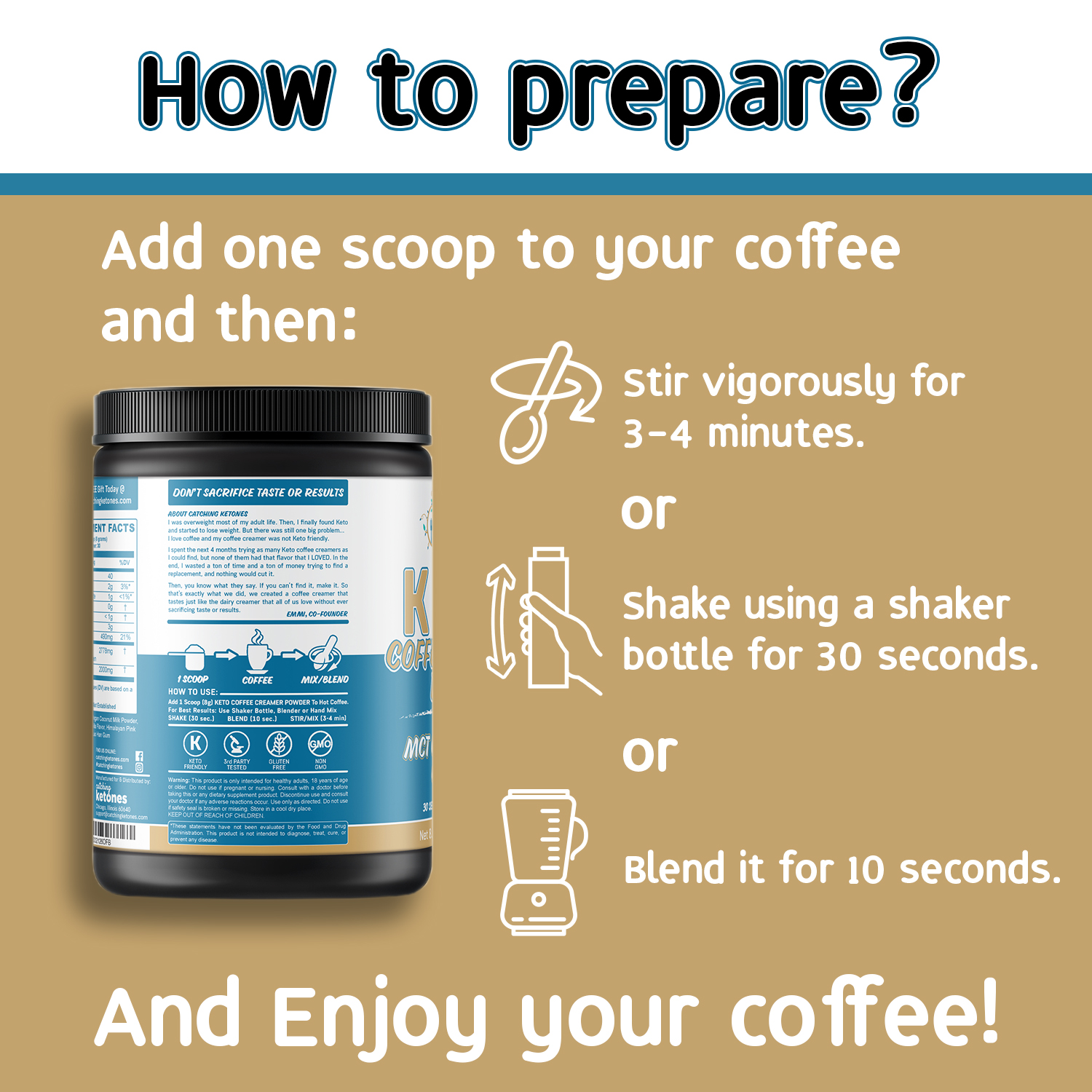 6 Catching+Ketones+Sweetener+Monkfruit+Sweeteners+Himalayan+Collagen+Sugar