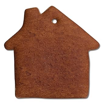 Lebkuchen-Haus mit Schornstein als Rohling, ca. 15cm