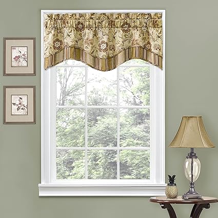 Amazon Com Traditions By Waverly Navarra Short Valance Small