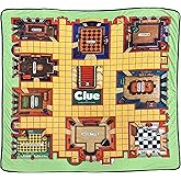 Surreal Entertainment Clue Game Board | Clue Throw Blanket | Oversized Clue Game Board | Giant Clue Floor Board Game | 60 X 60 Inches | Officially Licensed