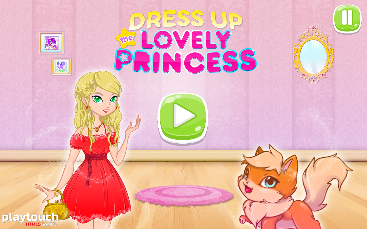 dress up the lovely princess