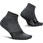 Feetures Merino 10 Cushion Quarter Sock Stripe