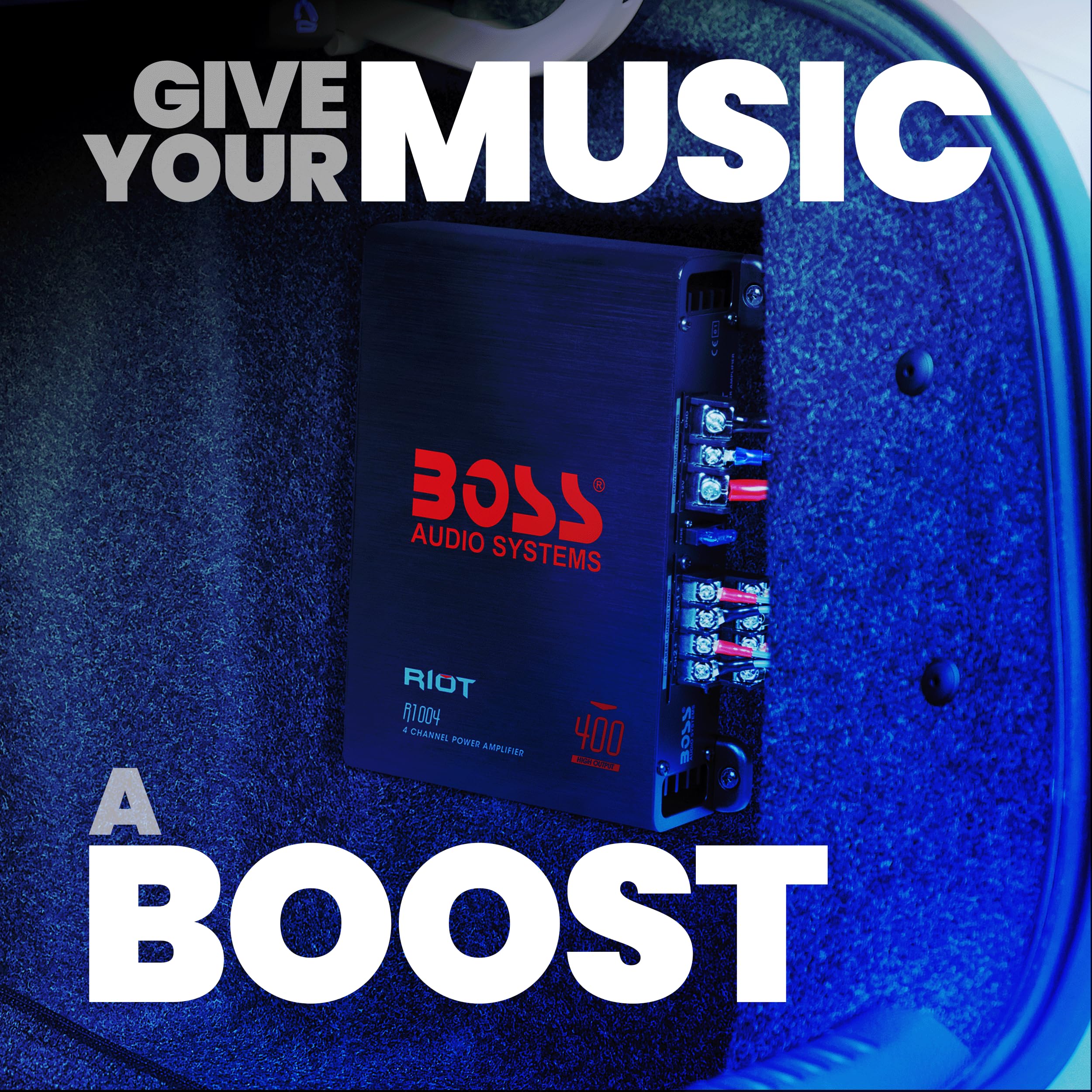 Mua BOSS Audio Systems R1004 Riot Series 4 Channel Amplifier Car Audio ...