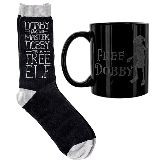 Paladone Products Ltd. Z891135 Paladone Ghibli - Kaonashi Glutton Coin Bank X1 Harry Potter Geschenkset Dobby Tasse und Socke