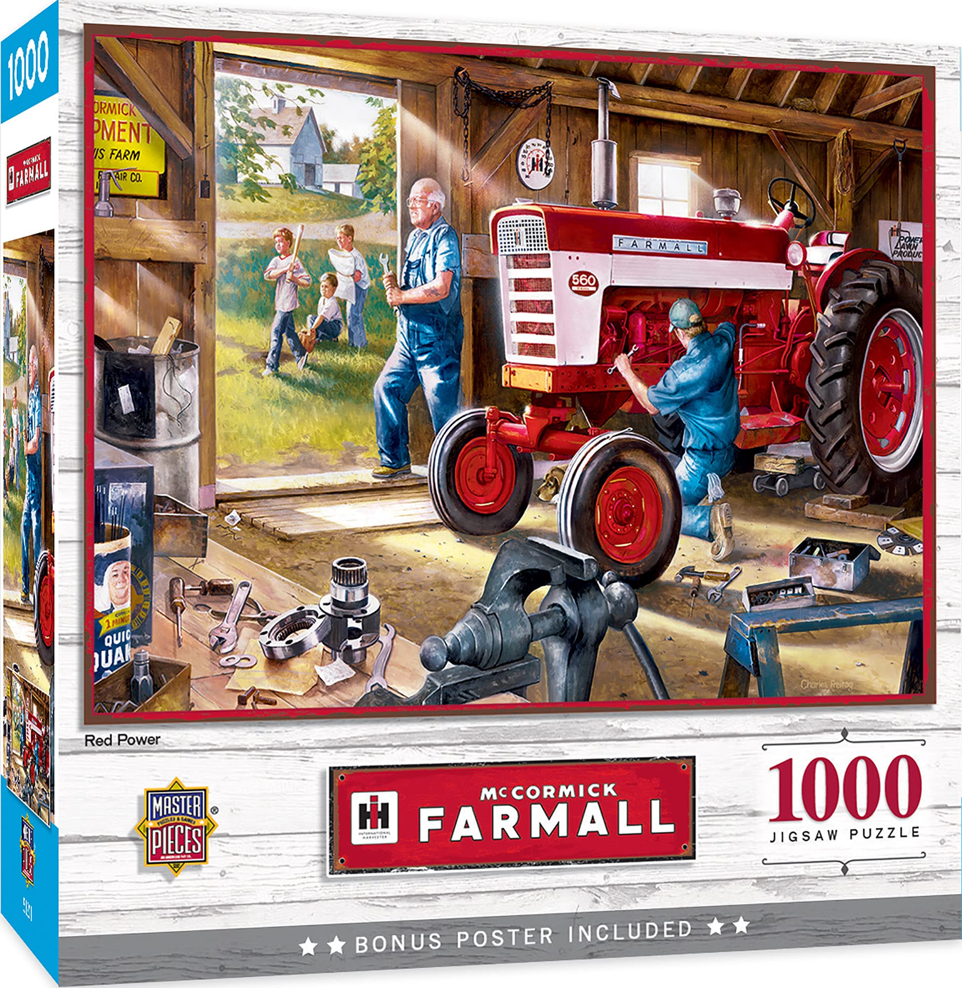 MasterPieces Farmall 1000 Puzzles Collection - Red Power 1000 Piece Jigsaw Puzzle