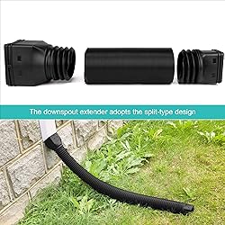 PXCAYFF 2 Pack Rain Gutter Downspout Extensions