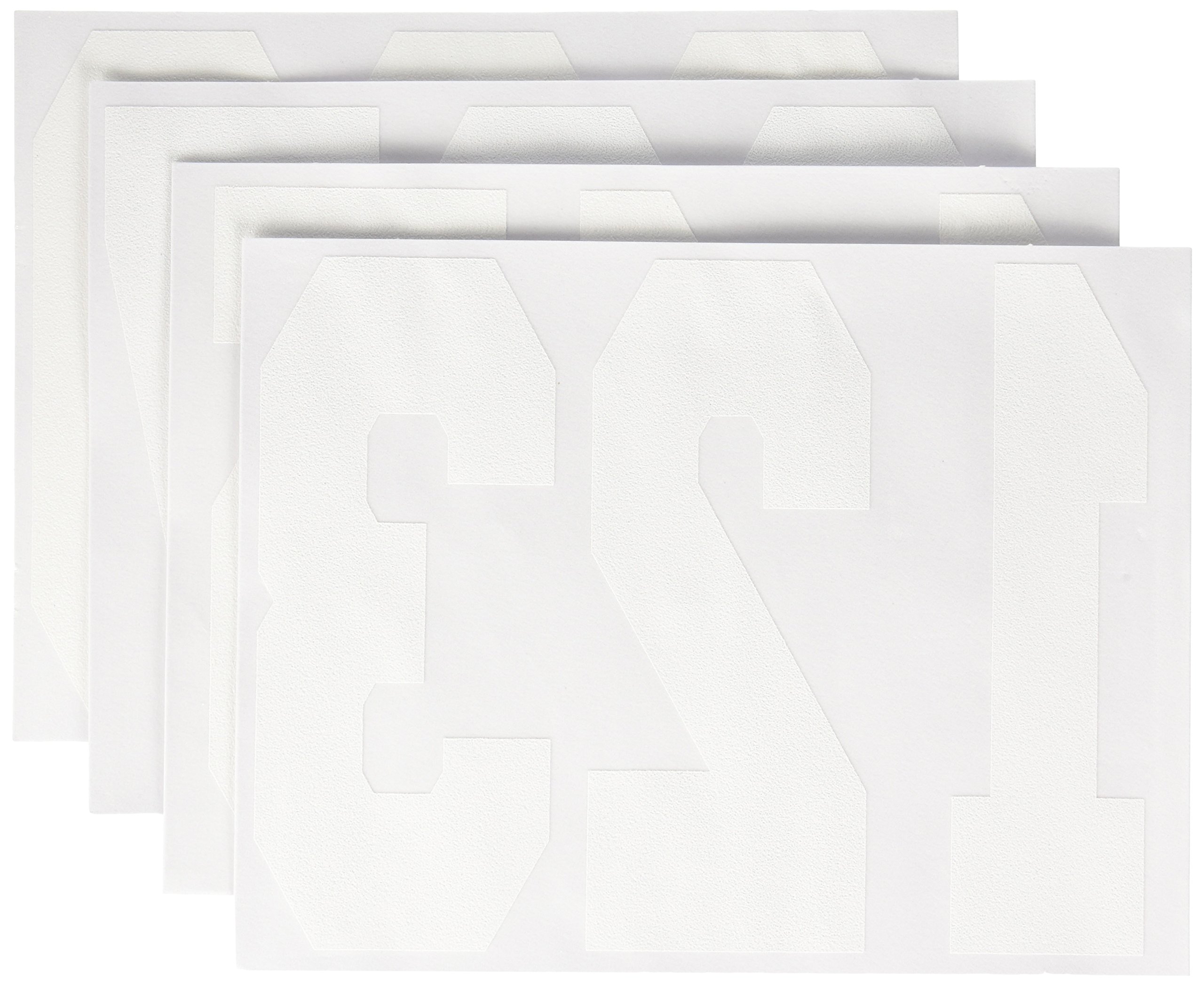 Dritz 8-Inch Soft Flock Numbers Athletic Iron-On, White