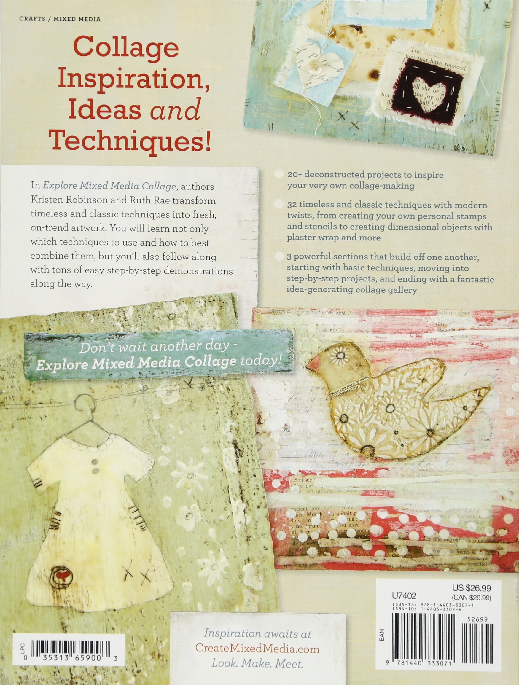 Explore Mixed Media Collage: Innovative Layering Techniques: Amazon.de:  Kristen Robinson, Ruth Rae: Fremdsprachige Bücher