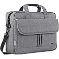 Taygeer Laptop Bag for Men, Water Resistant Crossbody Messenger Shoulder Bag for Business, Professional Premium Office Briefcase, Portable 15.6 Inch Carry On Laptop Case for Notebook/Computer, Grey