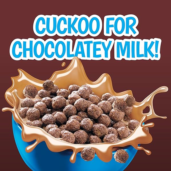 COCOA PUFFS, CHOCOLATEY BREAKFAST CEREAL, MADE WITH WHOLE GRAIN, FAMILY SIZE, 18.1 OZ