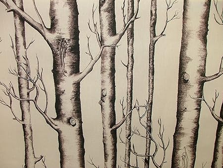 Half Metre Silver Birch Tree Photo Digital Printed Full Colour