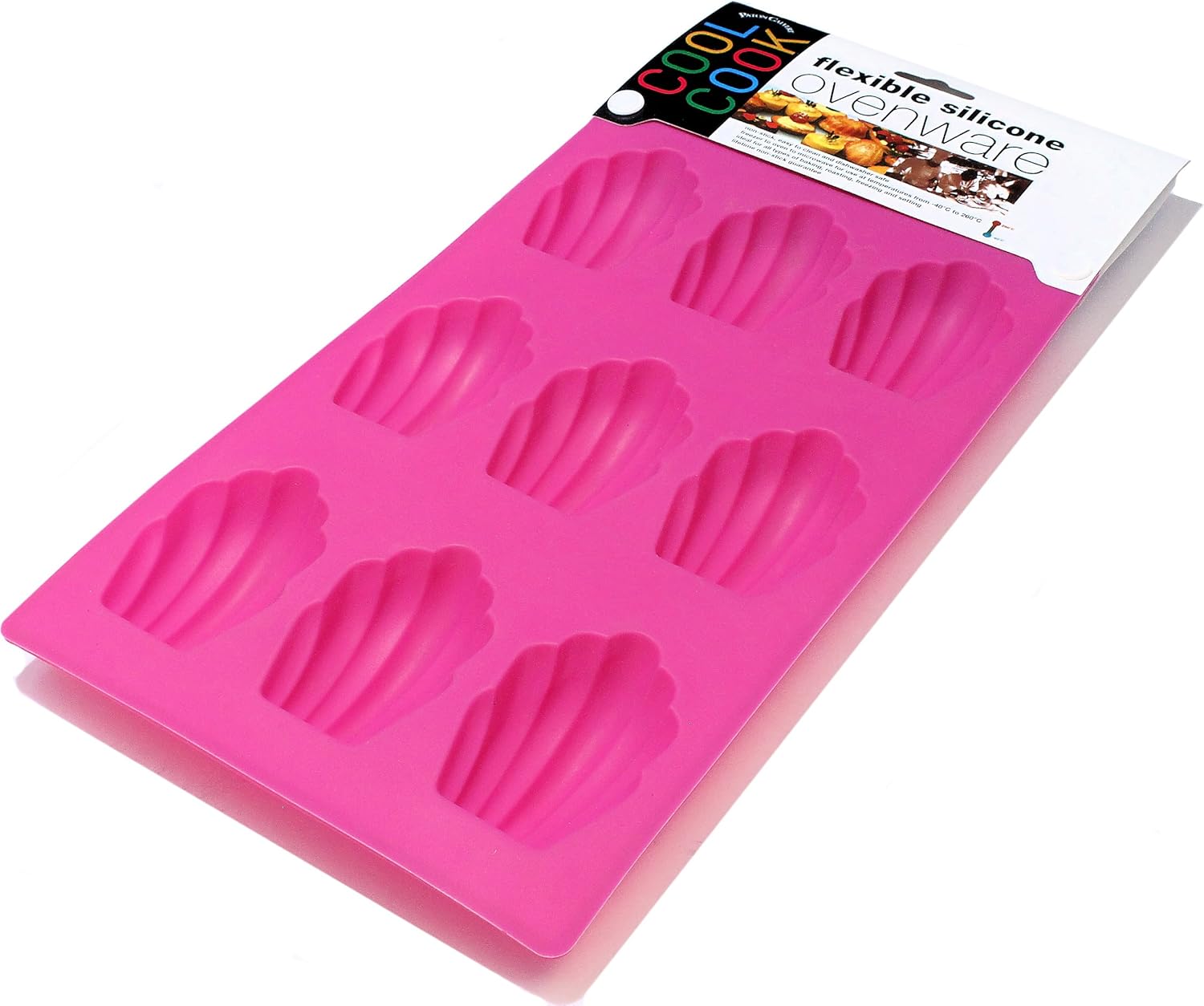 Cool Cook 9 cup madeleines / madeleine cake tin mould Silicone bakeware Amazon.co.uk Kitchen