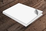 CSM Pack of 2 A3 Desk Pads 90gsm 50 Sheets Bottom Glue Grey Backboard view 2
