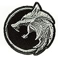 The Wolf Amulet Patch / TV Series and Game Emblem / Embroidered Iron On (3.8" x 3.9")