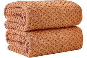 Great Bay Home Oversized Bath Sheets - 100% Cotton 2 Pack 68x35 Extra Large Towel - Absorbent, Durable, Quick-Dry Towels for Bathroom (Copper)