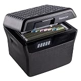 SentrySafe Charcoal Gray Waterproof and Fireproof Safe, Lock Box with Keypad for Documents and Hanging File Folders, Exterior: 14.1 x 16.6 x 13.8 Inches, FHW40300