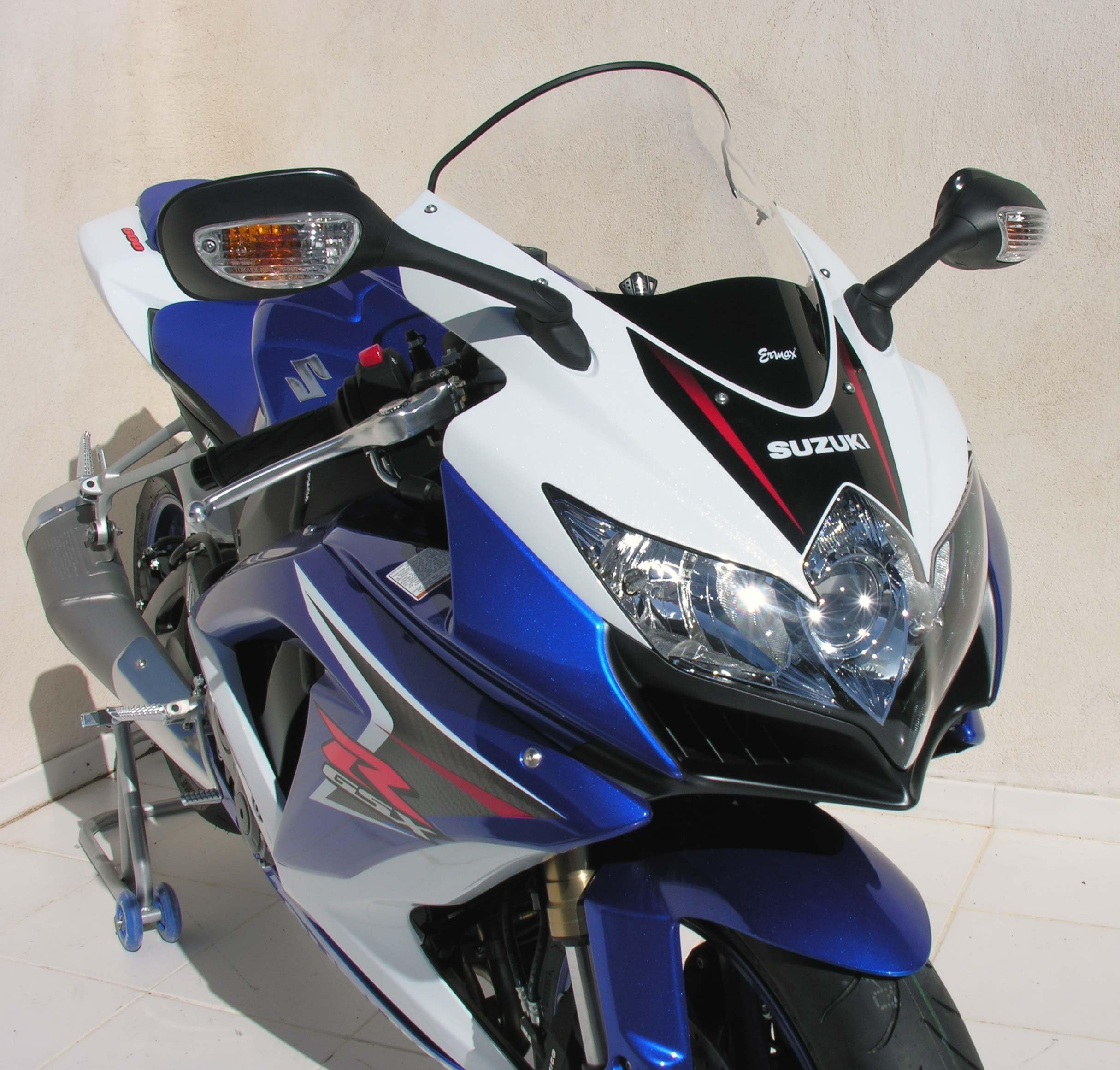 HIGH 600 WINDSHIELD GSXR 750/2008/2009 ERMAX TRANSPARENT