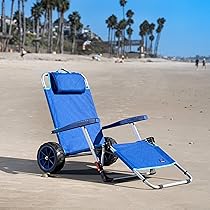 beach chair on wheels the transporter