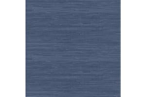NuWallpaper x Society Social Classic Faux Grasscloth Peel and Stick Wallpaper, Navy Blue