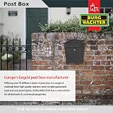 Burg-Wächter MB01A Anthracite Classic Wall Mounted Galvanised Post Box view 5