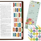 105 pestañas de indexación bíblica en español, juego de pestañas laminadas de la Biblia, pestañas de índice de libros bíblico