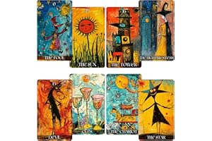 Qymagicz Graffiti Tarot Deck, Unique Tarot Cards for Beginners, Fortune Telling Cards