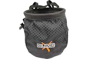 CLIMBX Fiend Rock Climbing Chalk Bag with Chalk Ball